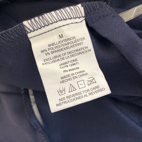 Speechless Navy Blue Crew Neck Lace Shoulder Sleeveless Fit & Flare Dress M - Picture 16 of 16